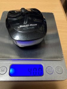 マウス「M-FBL3BBSBK」電池あり重量
